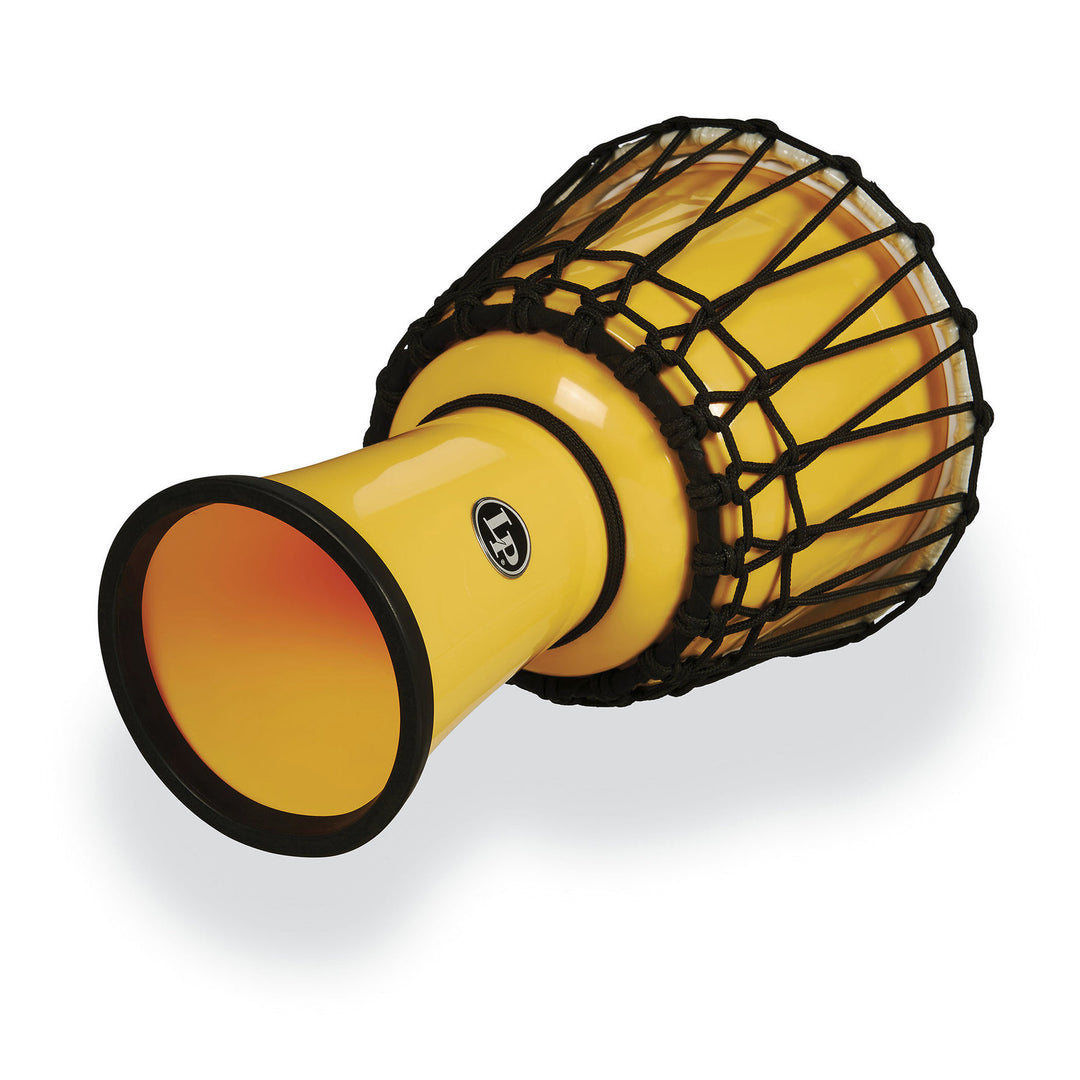 Latin Pundistussoittimet Djembe World 7-inch Rope Tuned Circle - Yellow (LP1607YL)
