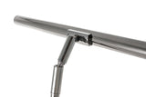 GEWA Piano lamp PL-78 - Black chrome, shiny