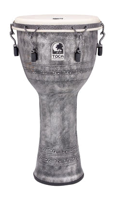 Toca Djembe Freestyle Mekaanisesti viritetty - Antique Silver (SFDMX-12AS)