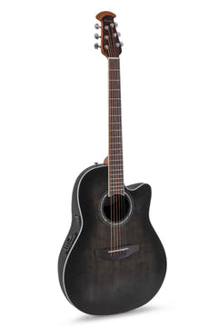 Ovation E-Acoustic Kitarat Celebrity Standard Plus Mid Cutaway - Transparent Blackburst Flame (CS24P-TBBY-G)