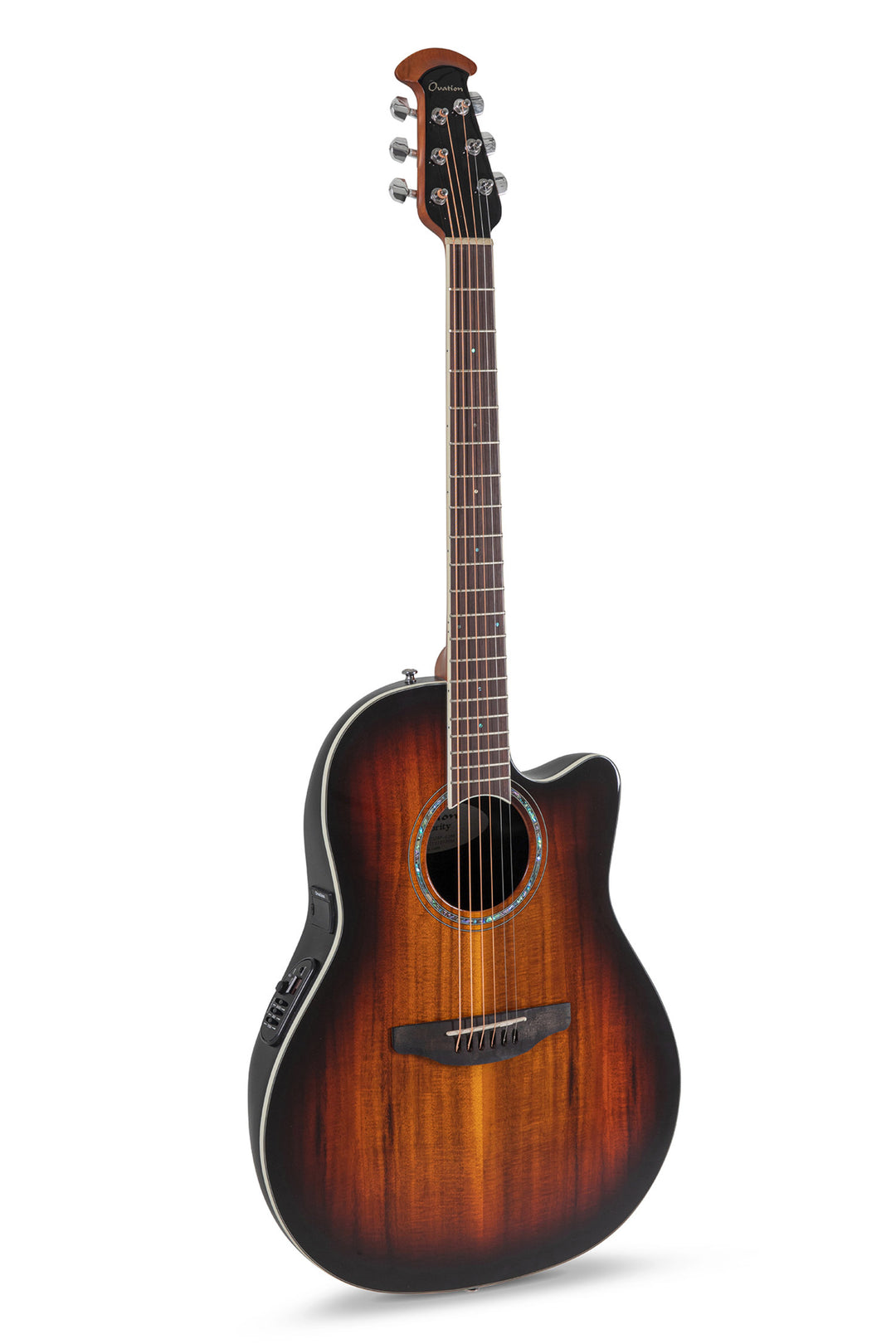 Ovation E-akustinen kitara Celebrity Standard Plus Super Shallow - Koa Burst (CS28P-KOAB-G)