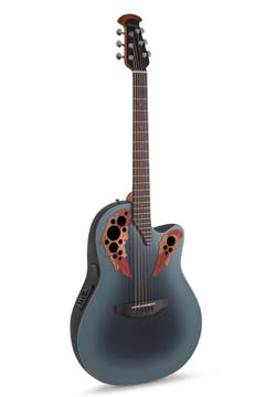 Ovation E-Acoustic Kitara Celebrity Elite Mid Cutaway - Reverse Blue Burst (CE44-RBB-G)