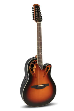 Ovation E-Acoustic Guitar Standard Elite Deep Contour Cutaway 12-kielinen – New England Burst (2758AX-NEB-G)