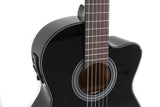 GEWA E-Acoustic classical guitar Student Black - E-Acoustic black