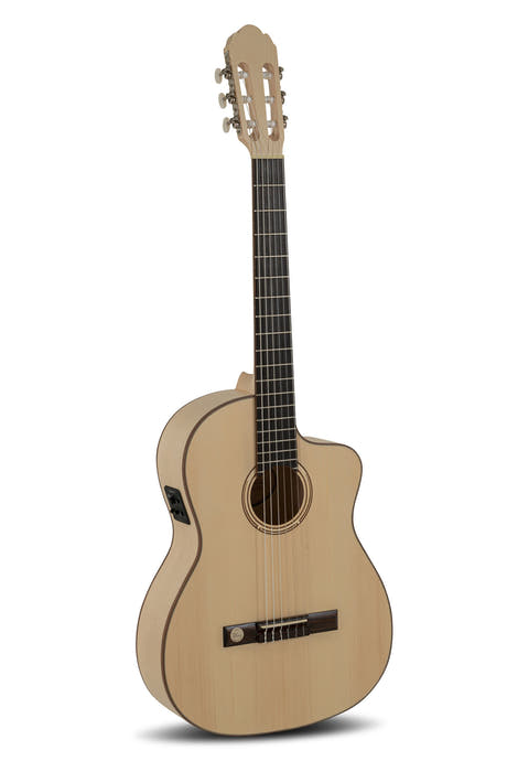 GEWA E-Acoustic klassinen kitarat Pro Natura Silver Samba - E-Acoustic (Cutaway)