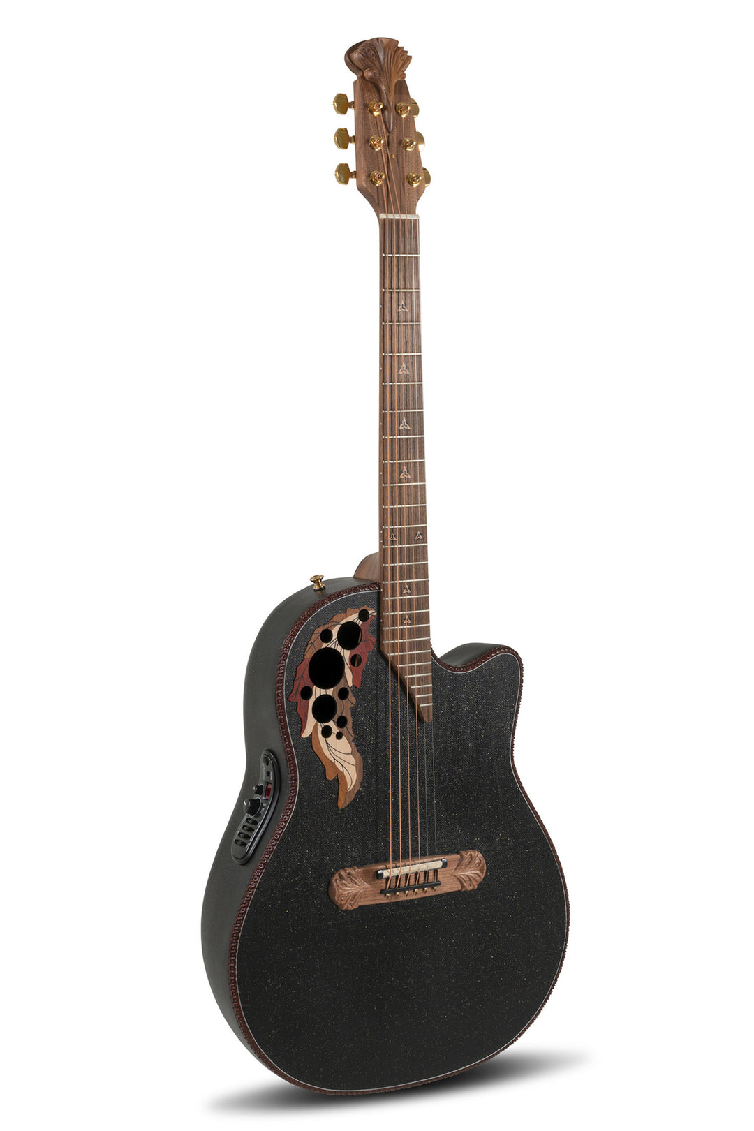 Adamas E-Acoustic Kitarat 2087GT Deep Contour Cutaway - Black (2087GT-5-G)