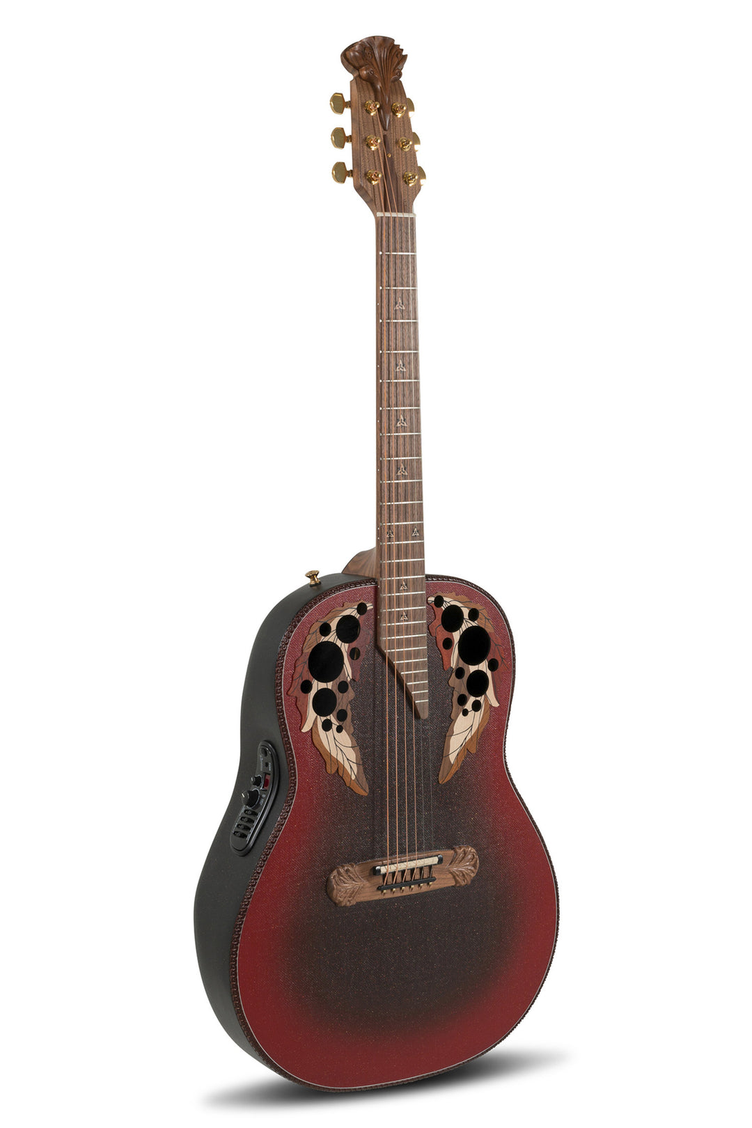 Adamas-sähkökitarat 1687GT Deep Non-Cutaway – Reverse Red Burst (1687GT-2-G)