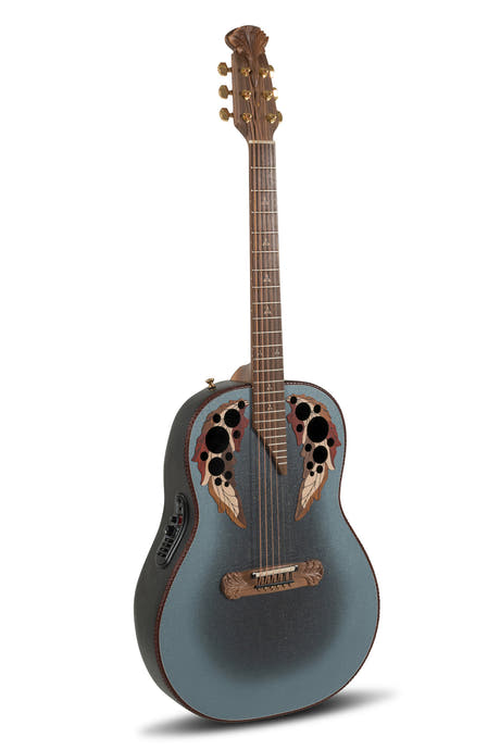 Adamas 1687GT Deep Non-Cutaway sähköakustinen kitara, Reverse Blue Burst