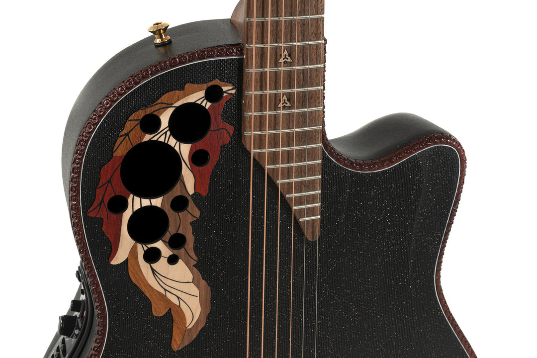 Adamas E-Acoustic Kitarat 2087GT Deep Contour Cutaway - Black (2087GT-5-G)