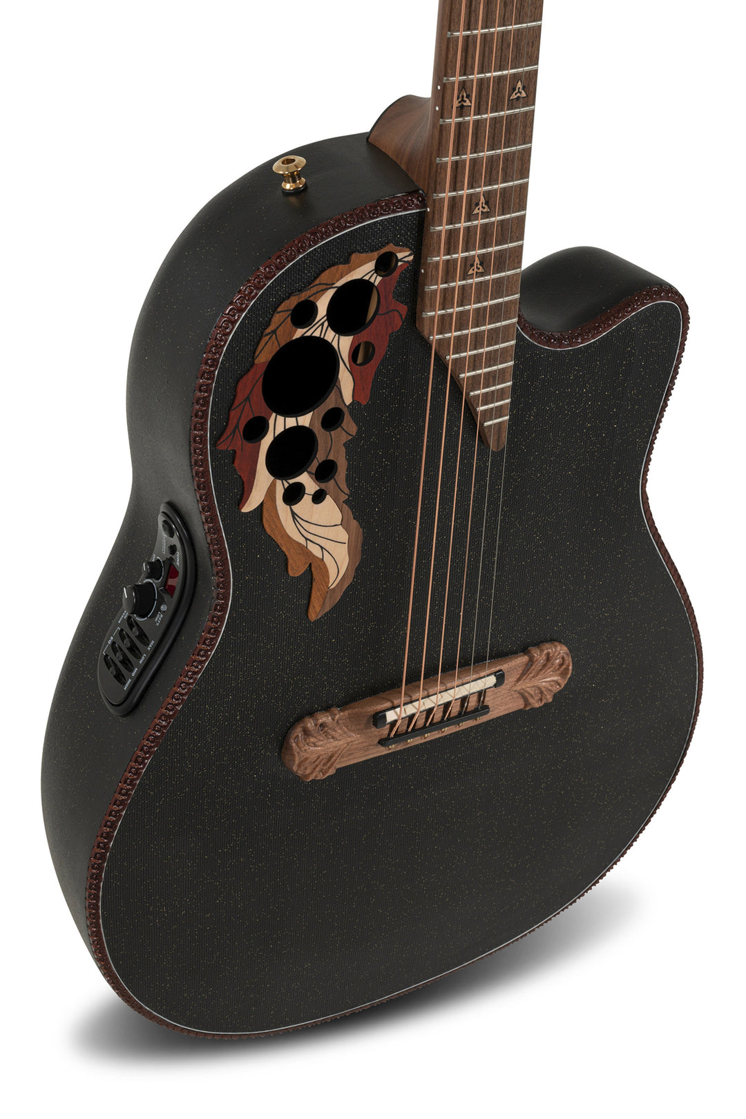 Adamas E-Acoustic Kitarat 2087GT Deep Contour Cutaway - Black (2087GT-5-G)