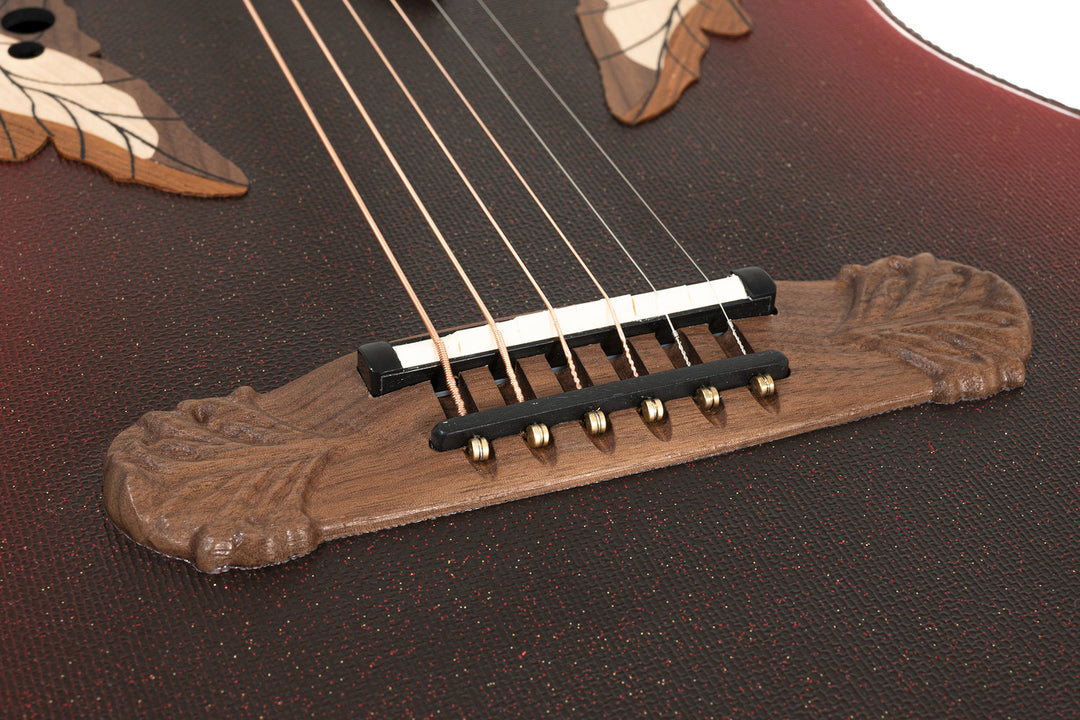 Adamas-sähkökitarat 1687GT Deep Non-Cutaway – Reverse Red Burst (1687GT-2-G)