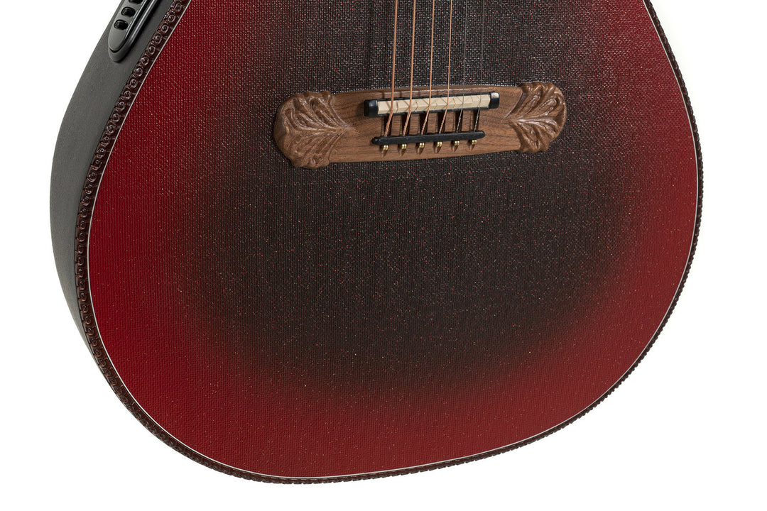 Adamas-sähkökitarat 1687GT Deep Non-Cutaway – Reverse Red Burst (1687GT-2-G)