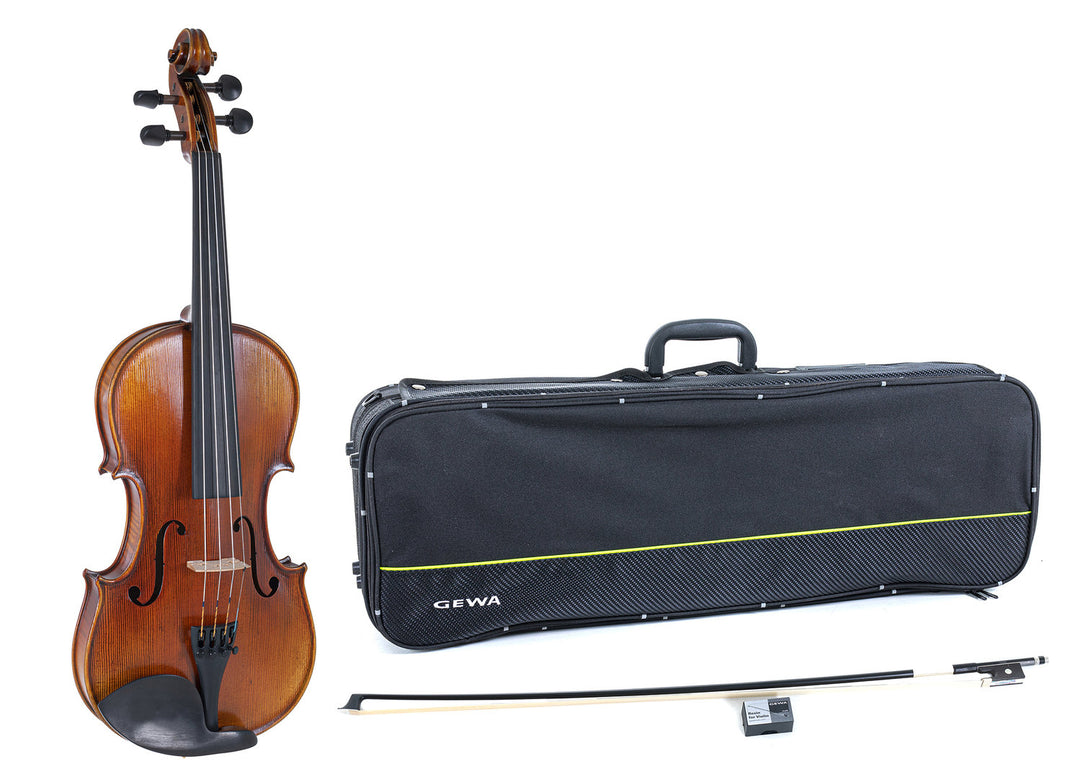 GEWA Violin Maestro 2 - 3/4 (Valmis soitettavaksi incl. viulukotelo, hiilikuitujousi and Larsen Aurora strings)