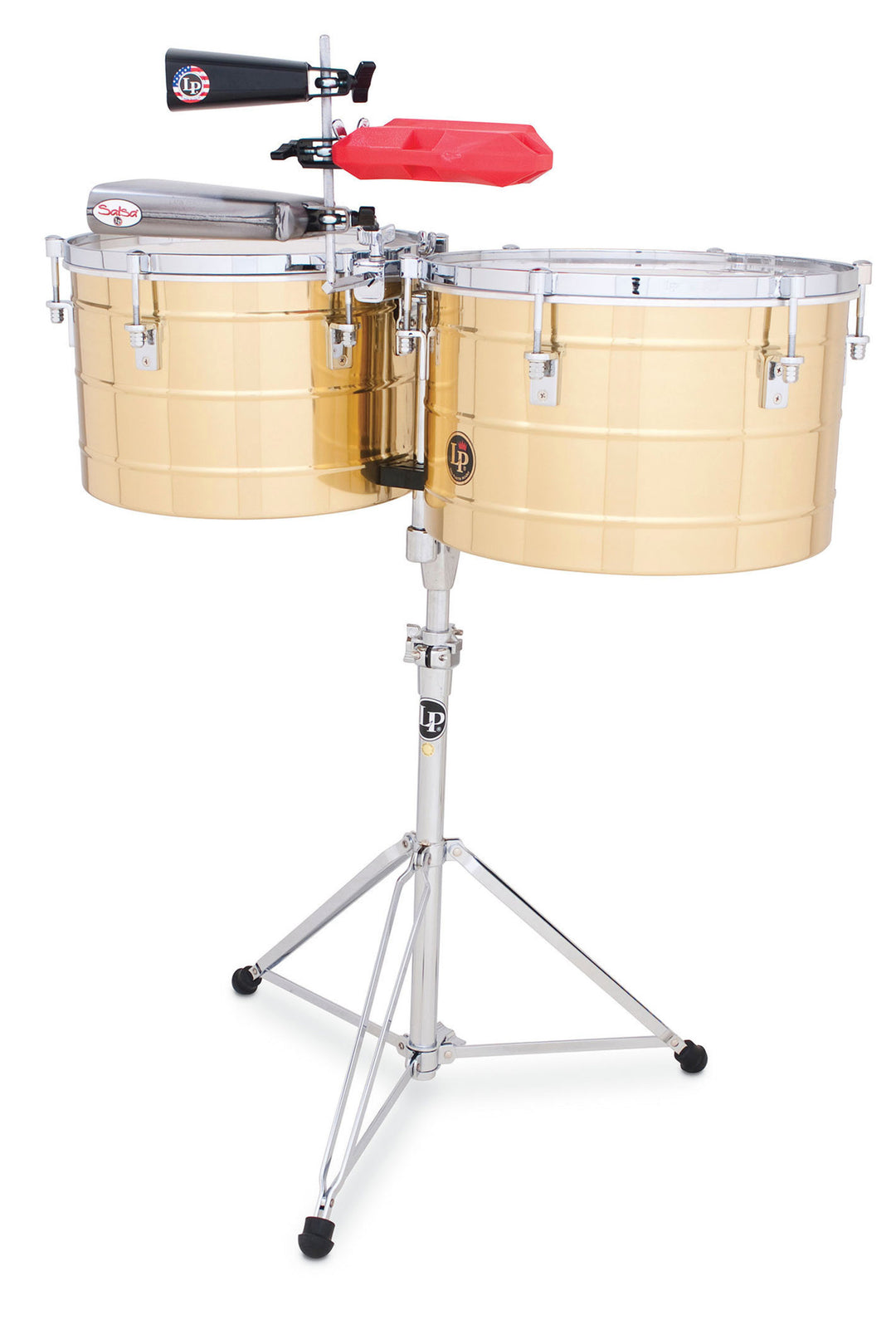 Latin Pundistussoittimet Timbales Tito Puente Thunder Timbs - Brass (LP258-B)