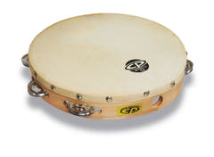 Latin Pundistussoittimet Tamburiini CP Wood - 10", single row (CP379)