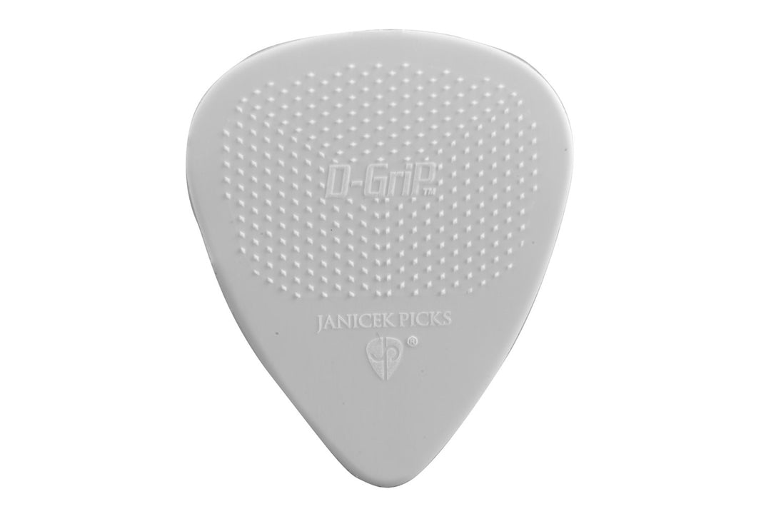 D-Grip Plektrat Janicek Nylonpicks - 0,38 white