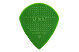 D-Grip Janicek Jazz C plektre, 1,00 mm, grøn, 6 stk.
