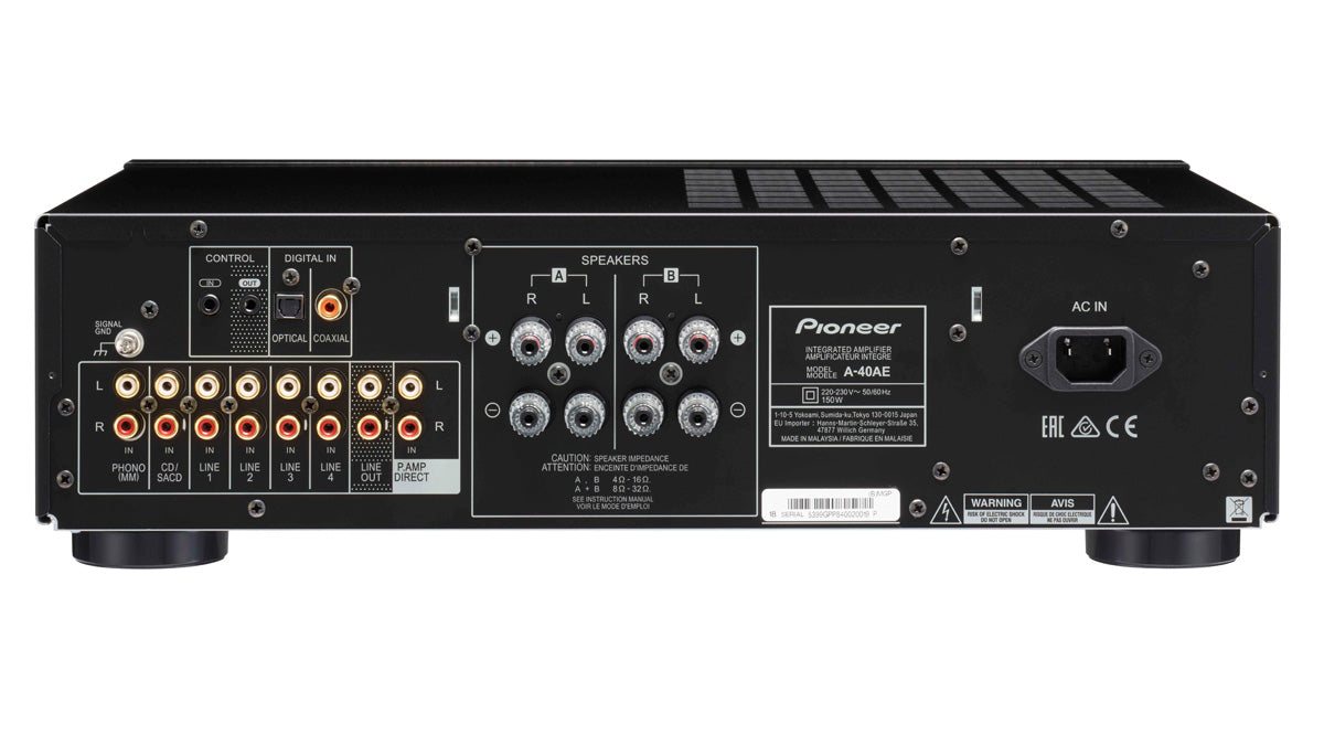 Pioneer A-40AE Vahvistin Musta