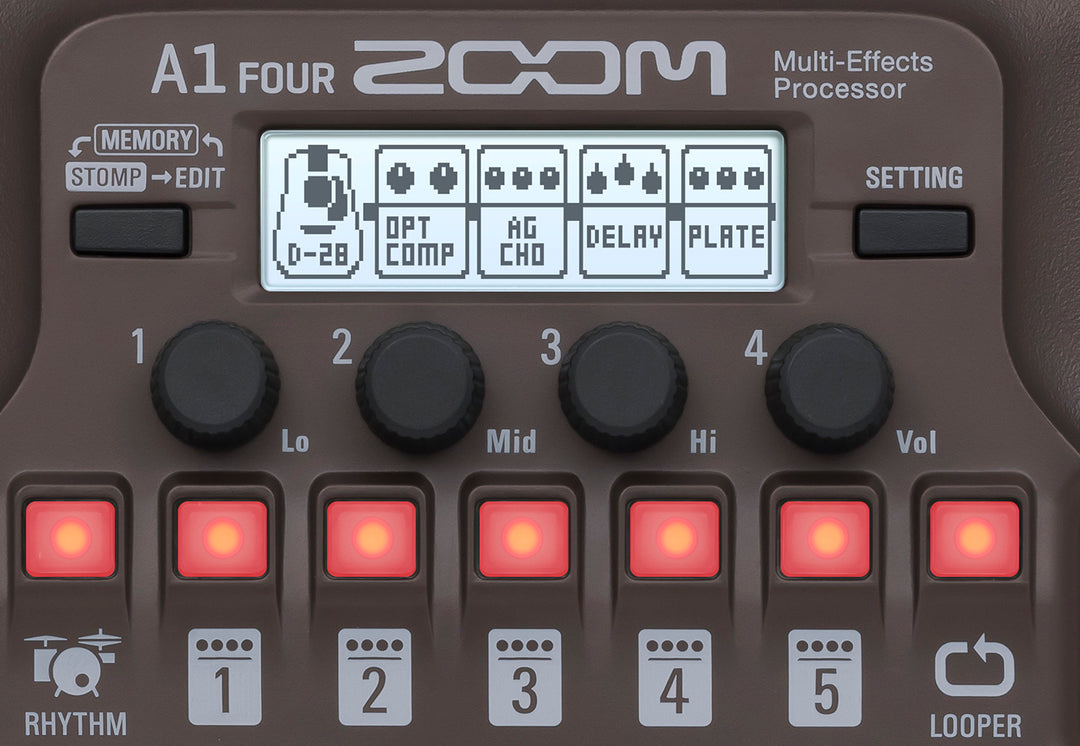 Zoom A1 Four Akustinen efektipedaali