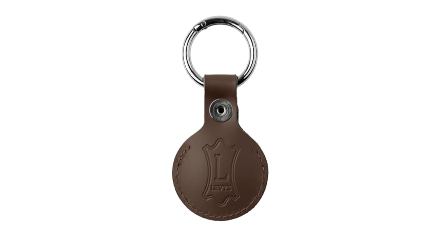 Levys A66AIR AirTag-avaimenperä, ruskea, A66AIR-BRN