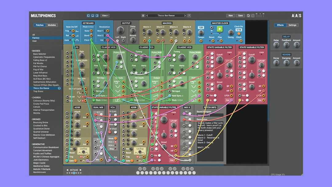 Multiphonics CV-1 Modulari-syntetisaattori
