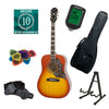Epiphone Hummingbird Studio Starter Pack (Faded Cherry )