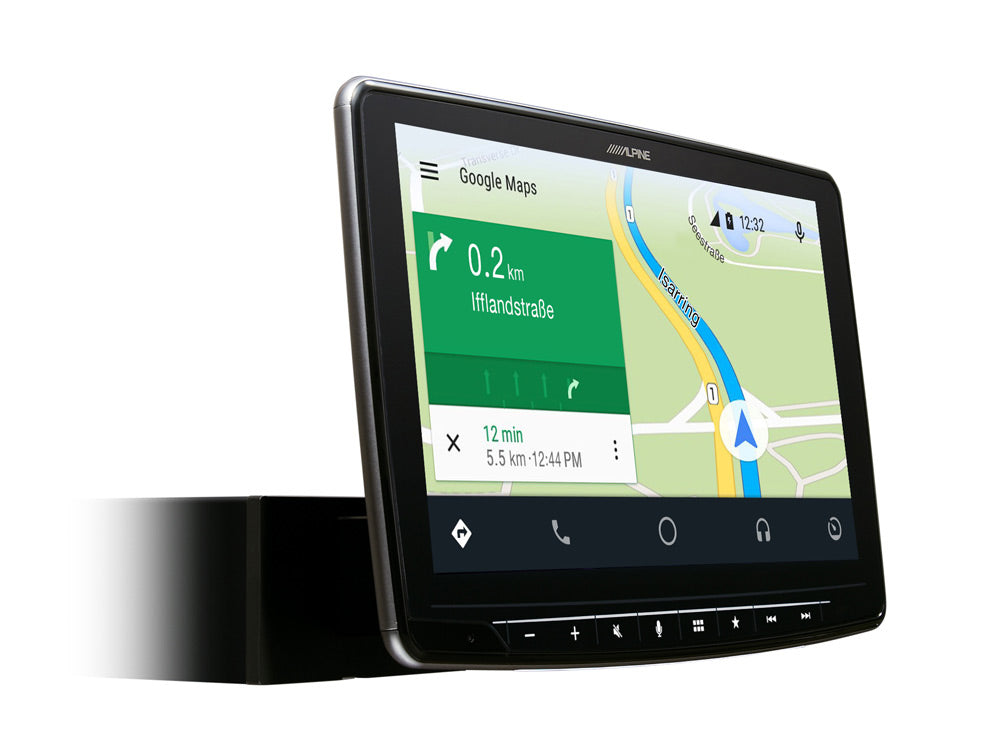 Apple Carplay, Android Auto Fiat 500 Beige Sisustus (2007-2015)