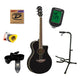 Yamaha APX600 Western Guitar Starter Pack (musta)