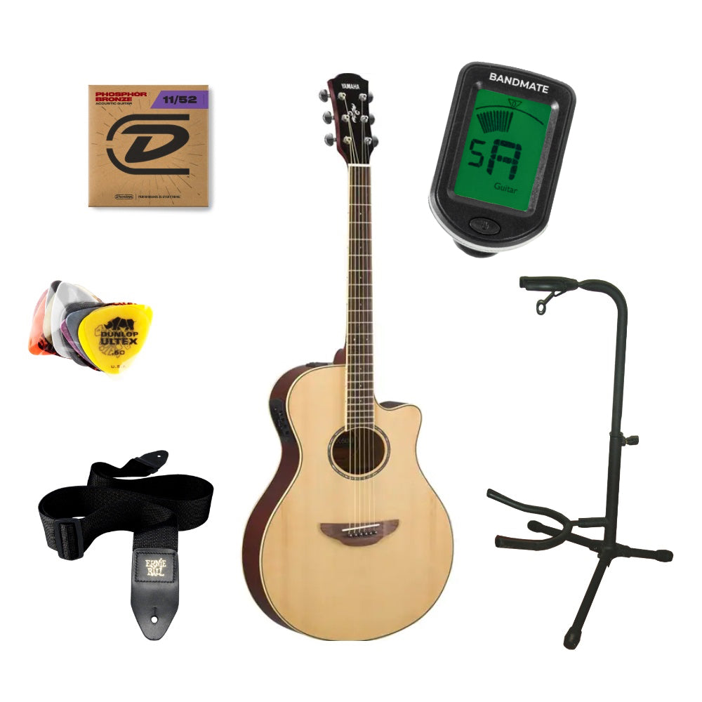 Yamaha APX600 Western Kitarat Aloituspaketti (Luonnollinen)