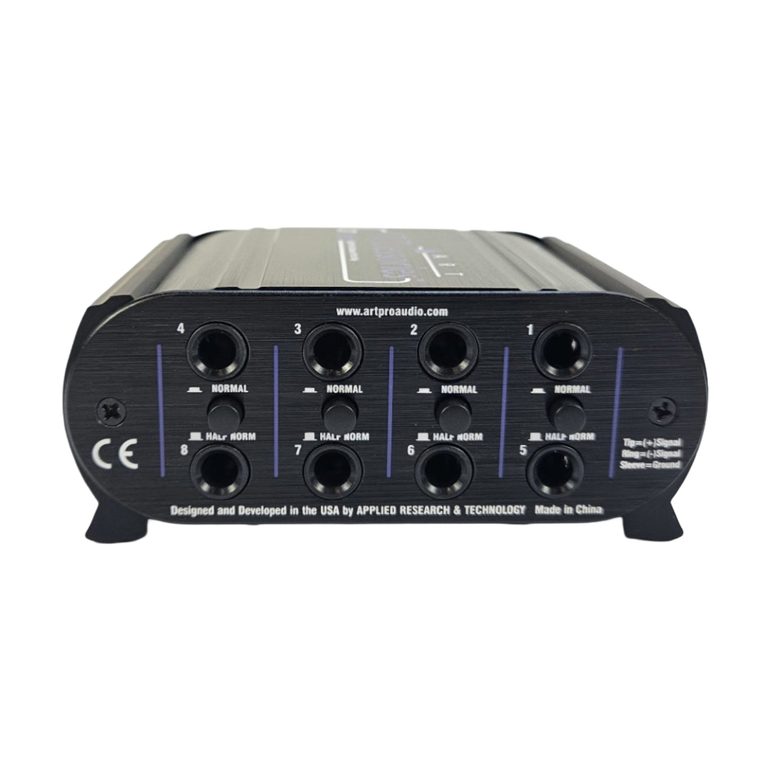 ART Patchbay 8 kanavaa kanssa Isolator, Balansoitu jack