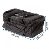 ASC-AC-120 Softbag (musta, 460 x 220 x 220mm)