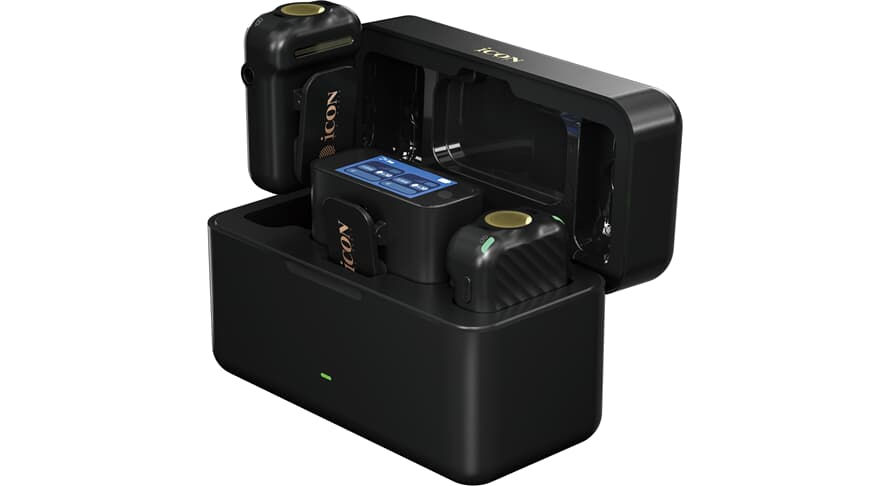 iCon AirMic Pro langaton mikrofonijärjestelmä, musta