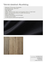 Akustinen kangas Näyte