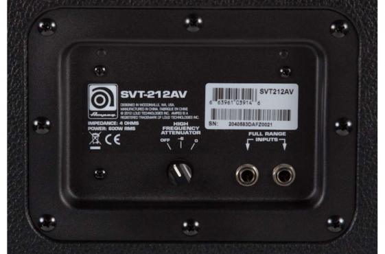 Ampeg SVT212AV Bassovahvistin Kaappi