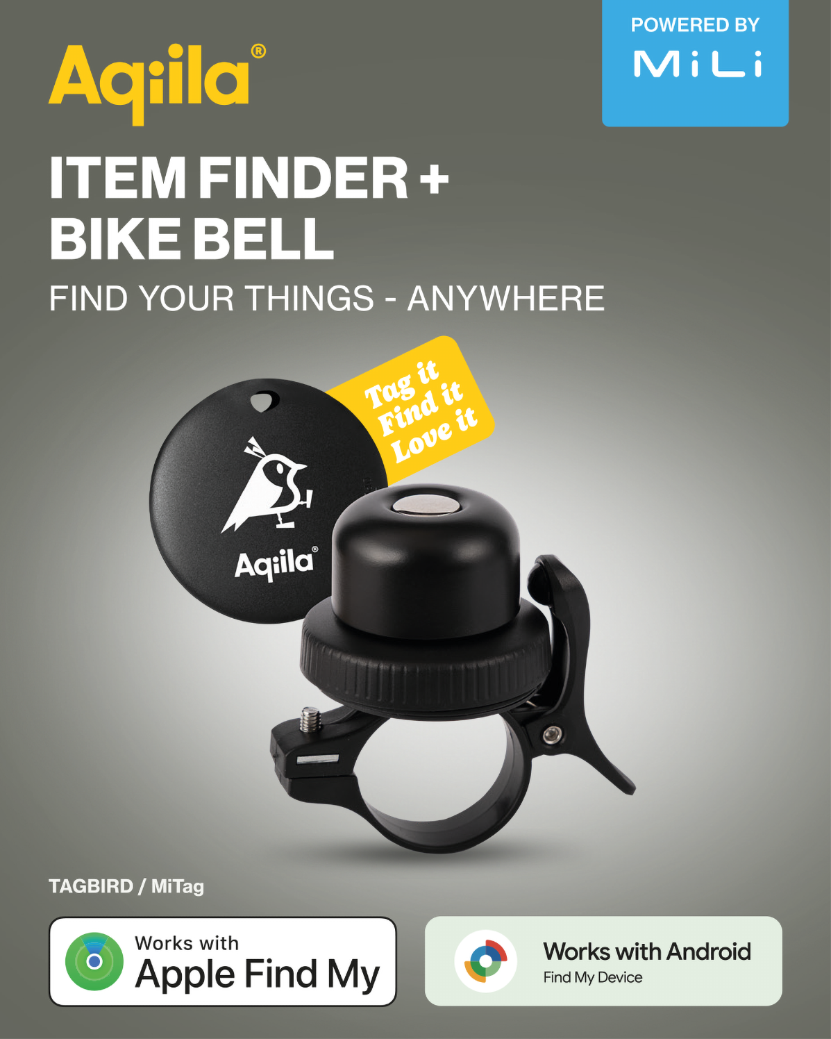 Aqiila Tagbird Bike Bell