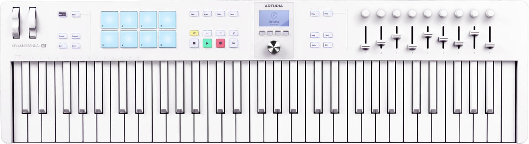 Arturia KeyLab Essential MK3 61 MIDI-Kosketinsoitin (Alpine White)