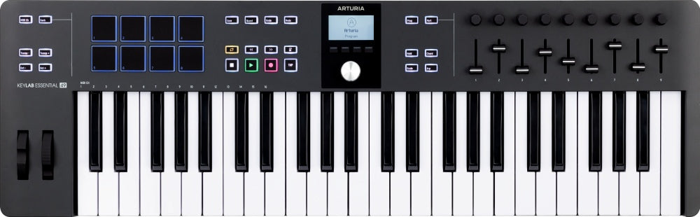 Arturia KeyLab Essential MK3-49 MIDI-Kosketinsoitin (Musta)