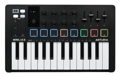 Arturia MiniLab 3 MIDI-Kosketinsoittimet (Musta)