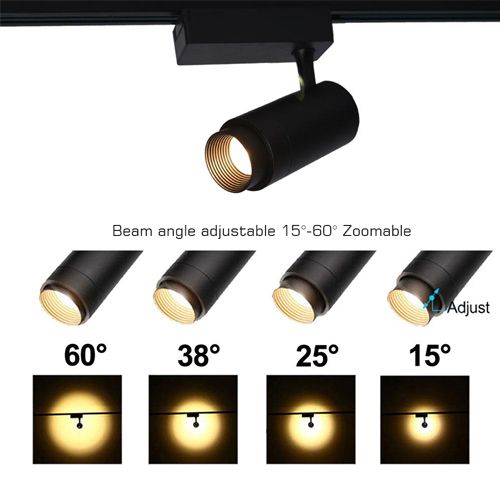 Atomic Pro FLZ-20 Kiskospotti (20 Watt, 3200K, Musta)