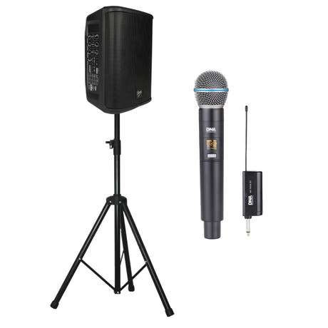 V-Tone akkukäyttöinen kaiutin/mikrotonit bundle