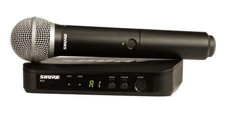 Shure BLX24/PG58 langaton mikrofoni (S8)