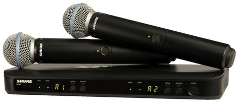 Shure BLX288E/B58-S8 Käsimikrofonisetti