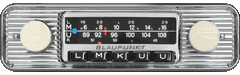 Blaupunkt Frankfurt Stereo Classic Retro Autoradio med DAB+, Bluetooth og USB