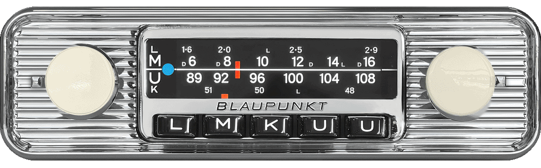 Blaupunkt Frankfurt Stereo Classic Retro Autoradio med DAB+, Bluetooth og USB