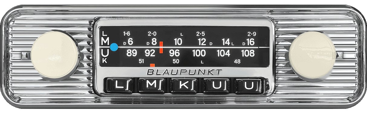 Blaupunkt Frankfurt Stereo Classic Retro Bilradio med DAB+, Bluetooth og USB