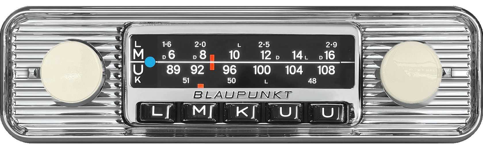 Blaupunkt Frankfurt Stereo Classic Retro Bilradio med DAB+, Bluetooth og USB