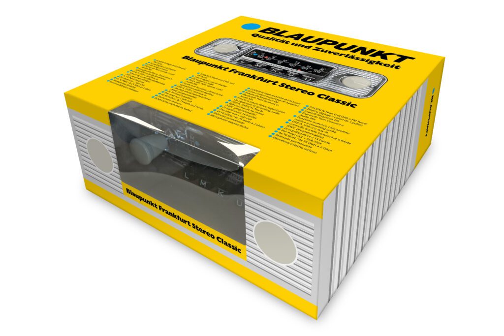 Blaupunkt Frankfurt Stereo Classic Retro Autoradio med DAB+, Bluetooth og USB