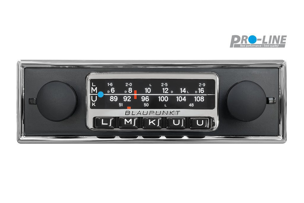 Blaupunkt Frankfurt Stereo Retro Autoradio DAB+, Bluetooth, USB-C ja AUX