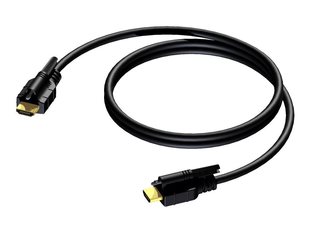 ProCab HDMI > HDMI Digital Video kaapeli kaksinkertainen lukko 2 m