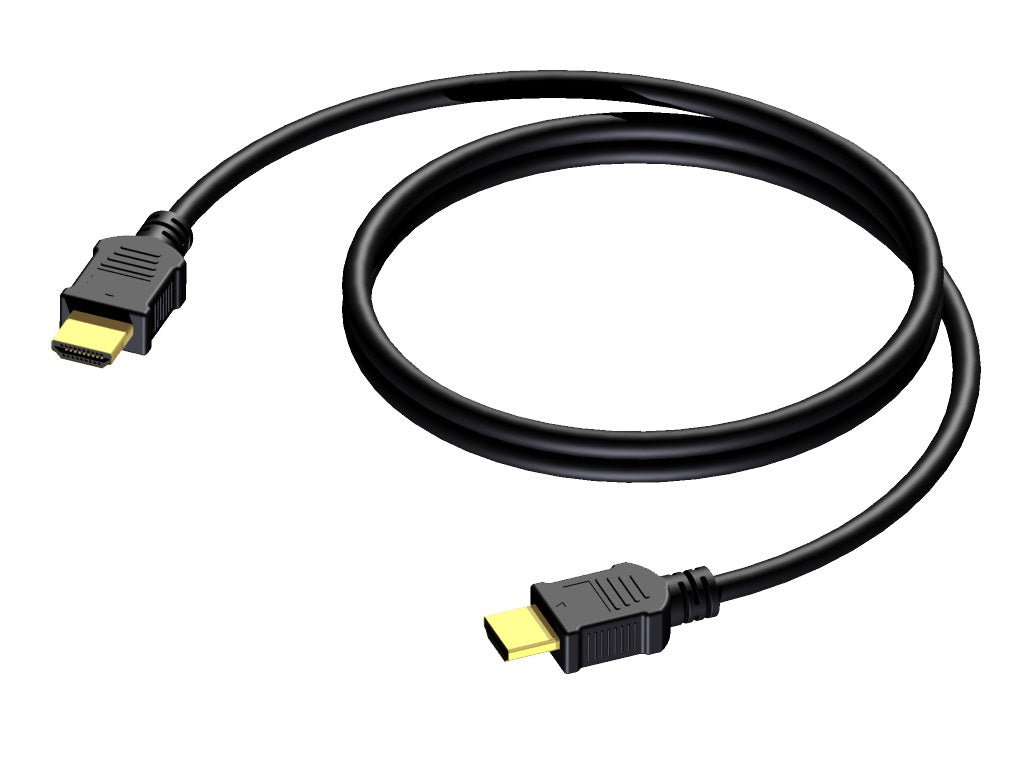 ProCab HDMI > HDMI Highspeed HDMI-kaapelit 0,5 m